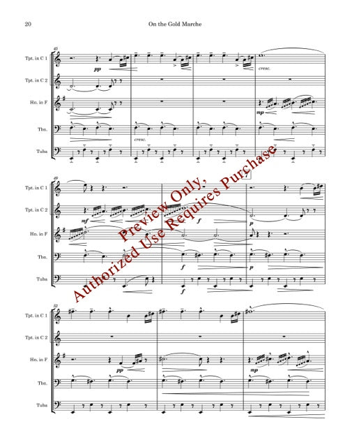 Golden Suite for Brass Quintet