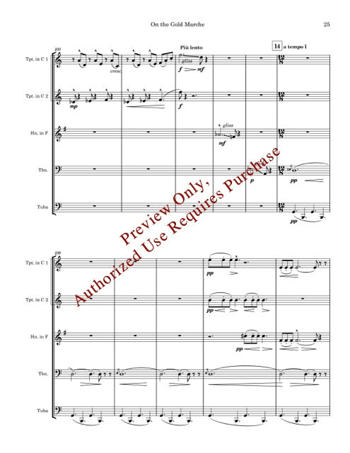 Golden Suite for Brass Quintet