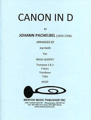Canon in D for Brass Quintet