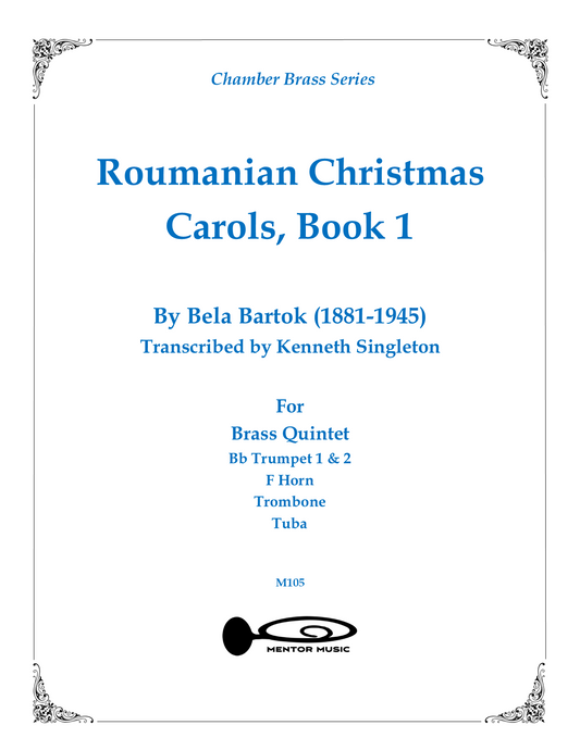 Roumanian Christmas Carols Bk 1 for Brass Quintet