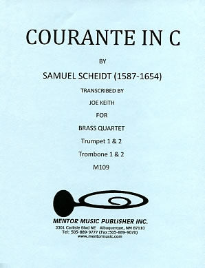 Courante in C for Brass Quartet