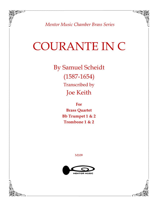 Courante in C for Brass Quartet