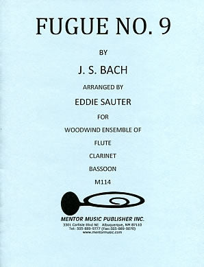 Fugue No. 9 for Woodwind Trio
