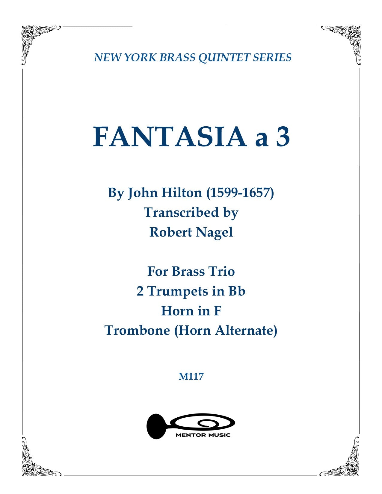 Fantasia a 3 for Brass Trio