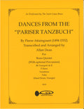 Dances for the Pariser Tanzbuch