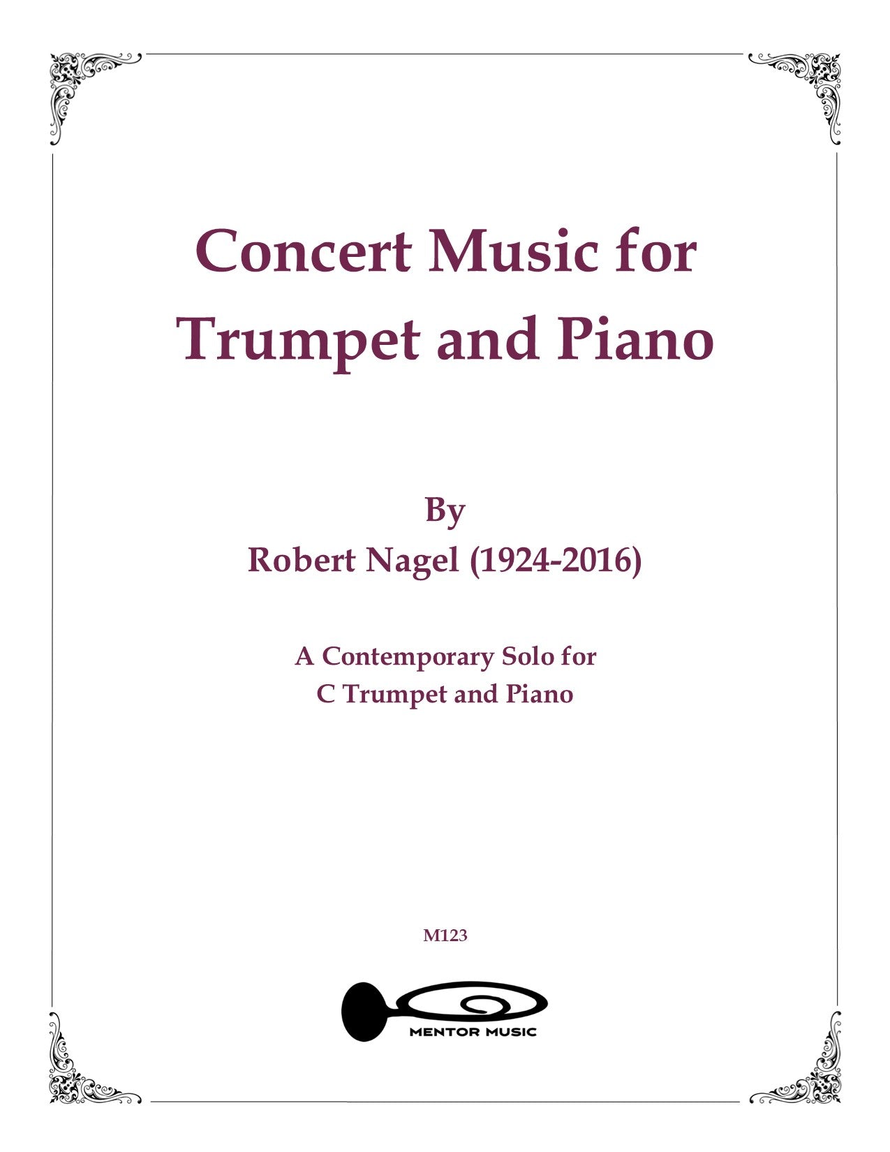 Concert Music for Trumpet and Piano