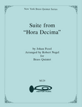 Suite from "Hora Decima" for Brass Quintet