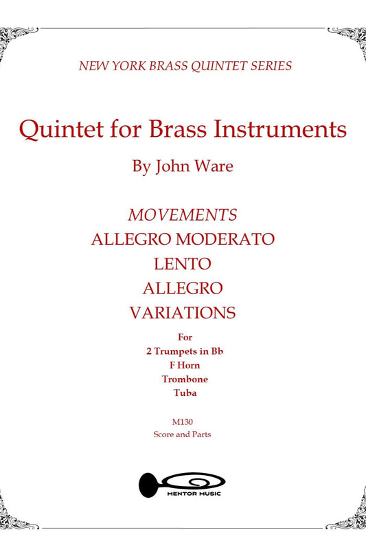 Quintet for Brass Instruments (Ware)