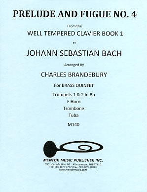 Prelude and Fugue No. 4 for Brass Quintet
