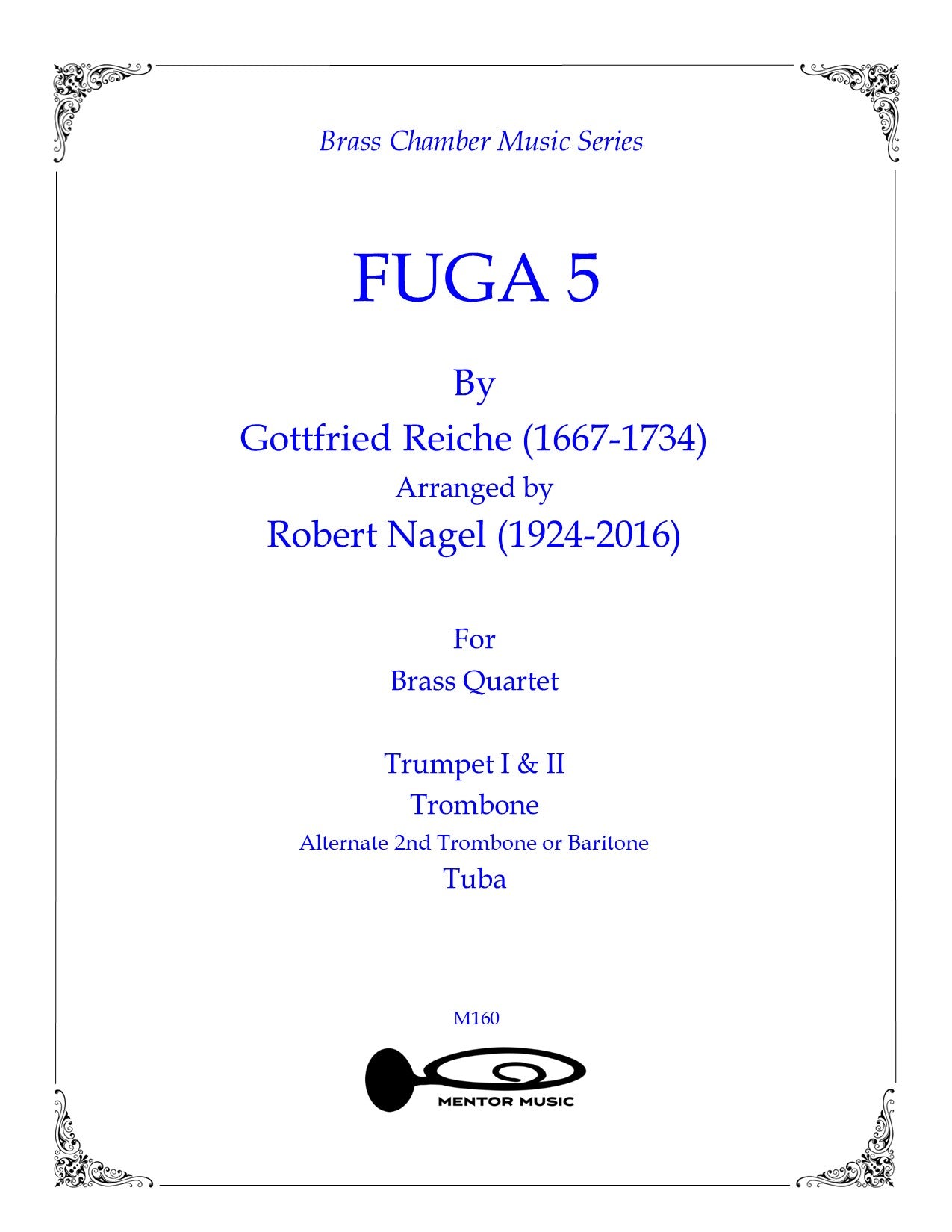 Fuga 5 for Brass Quartet