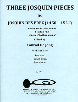 Three Josquin Pieces- Brass Trio