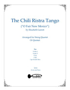 Chili Ristra Tango (O Fair New Mexico) for String Quartet (Quintet)