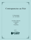 Contrapunctus au Pair for Brass Quartet
