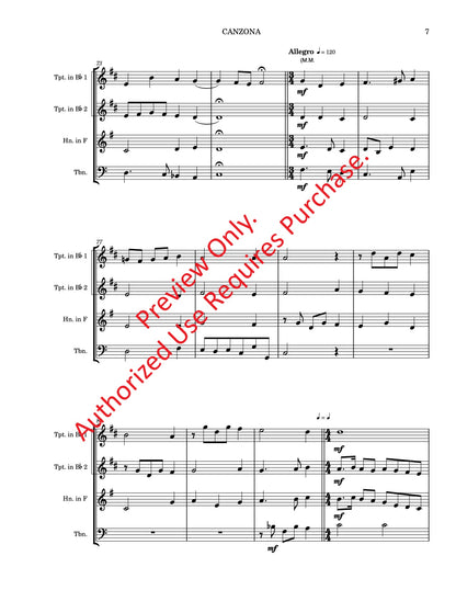 Canzona for Brass Quartet (Frescobaldi)
