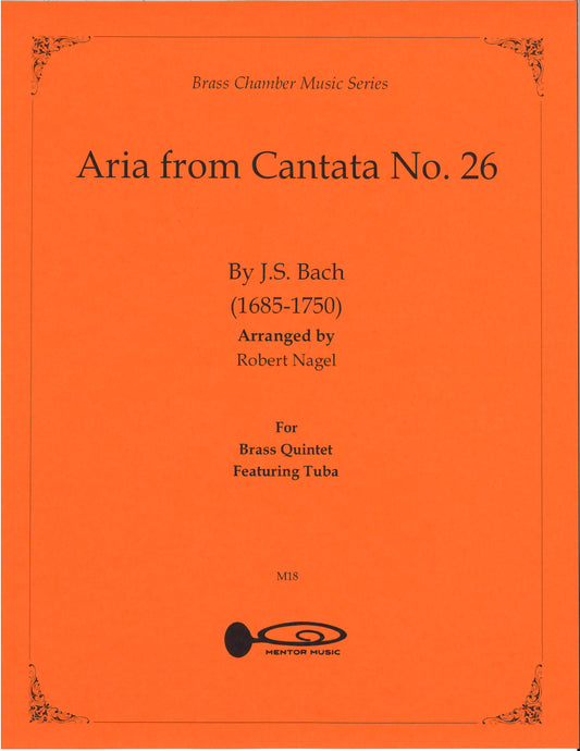 Aria from Cantata No. 26 for 5 Brass w/ Tuba Feature