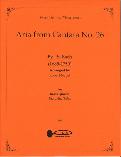 Aria from Cantata No. 26 for 5 Brass w/ Tuba Feature