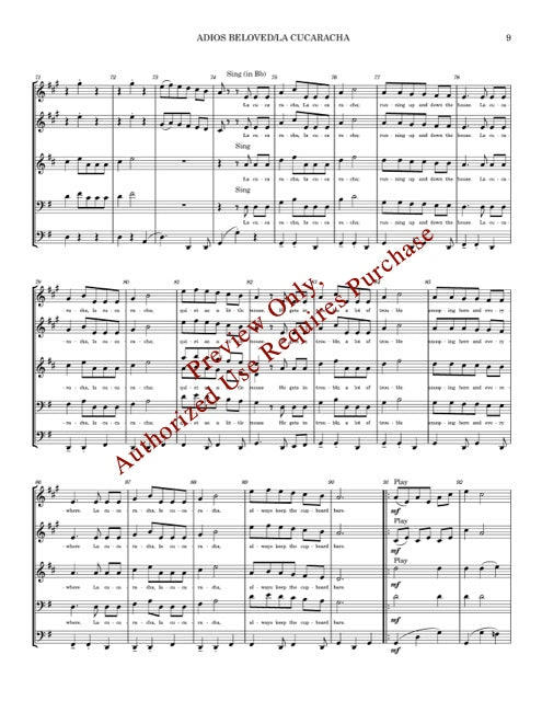 Melodies From Mexico for Brass Quintet
