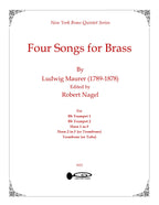 Four Songs for Brass by Ludwig Maurer