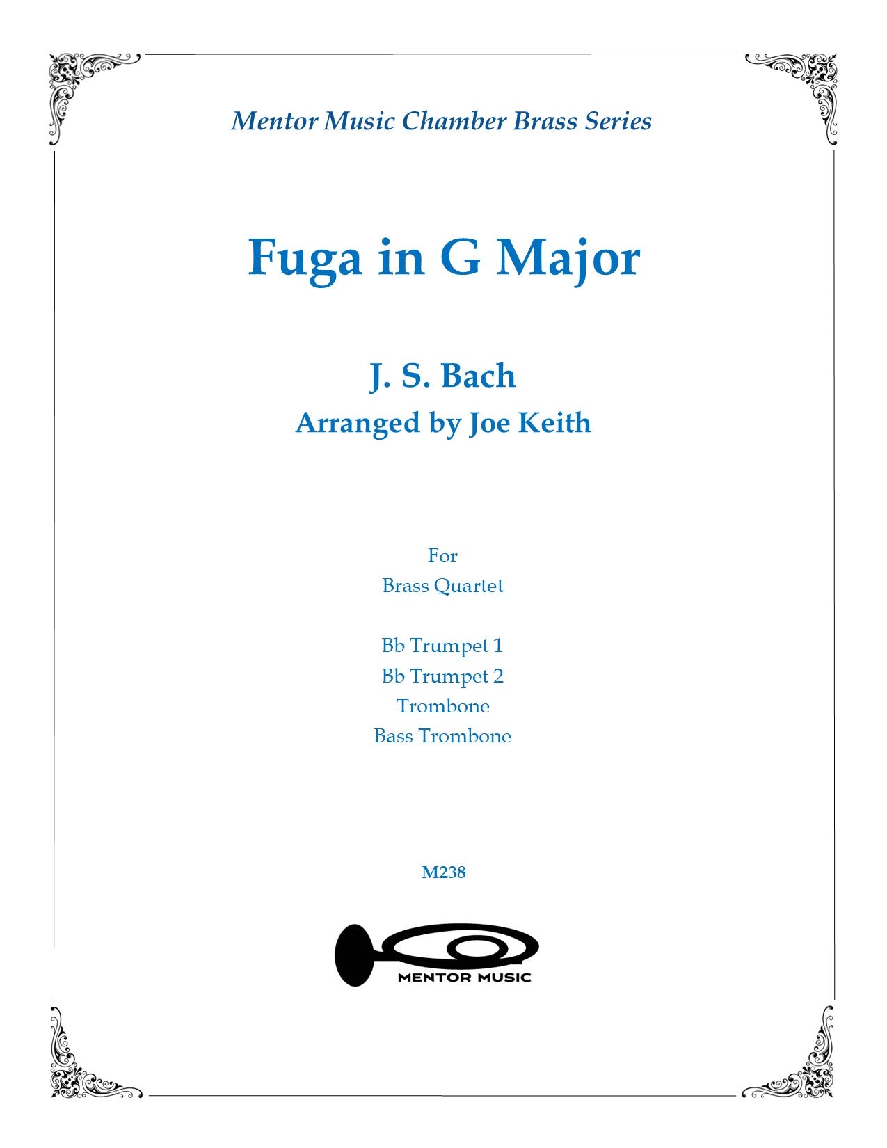 Fuga in G Major - Brass Quartet