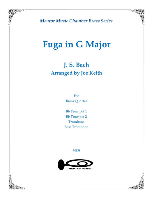 Fuga in G Major - Brass Quartet