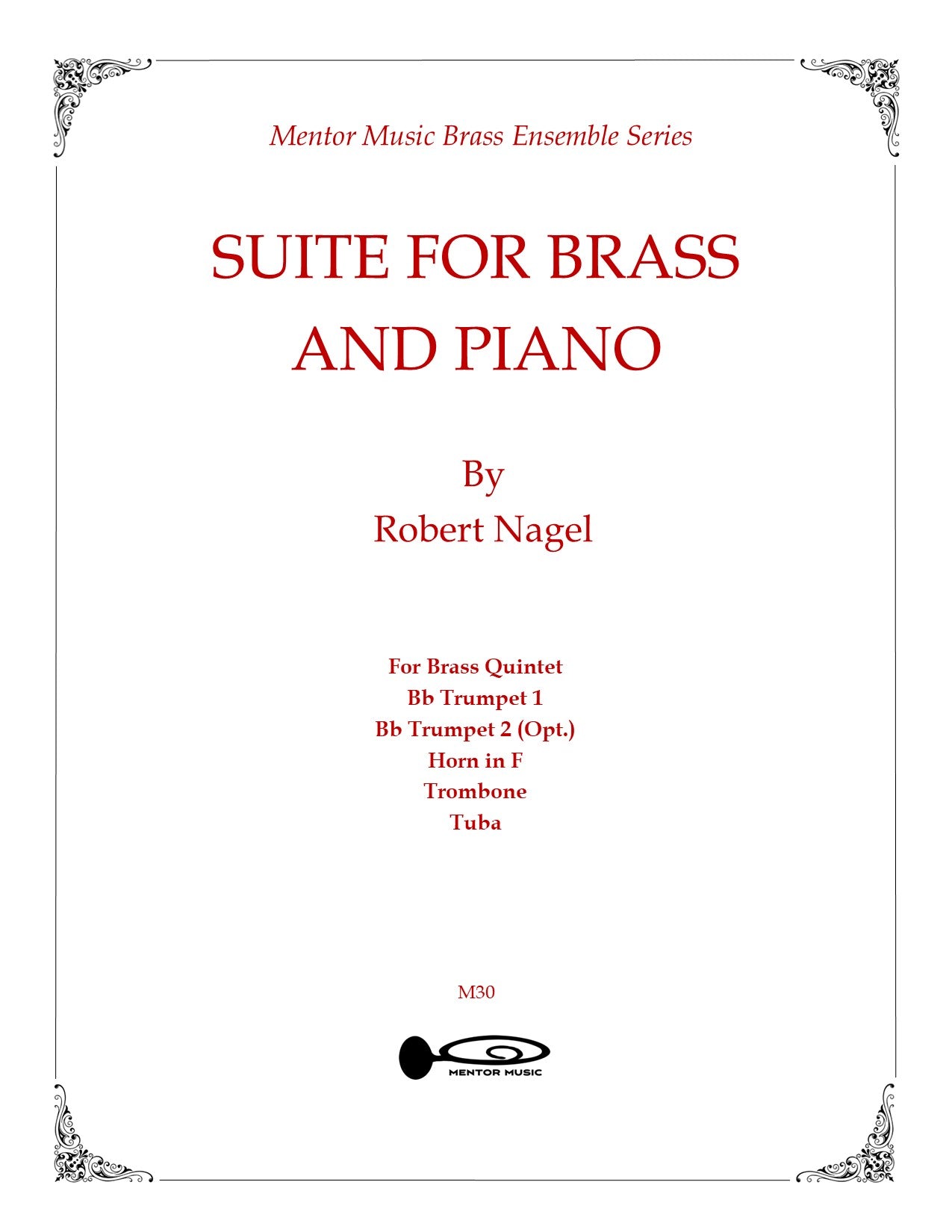 Suite for Brass and Piano (Brass Quartet)