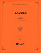Laudes by Jan Bach (Score only) for Brass Quintet