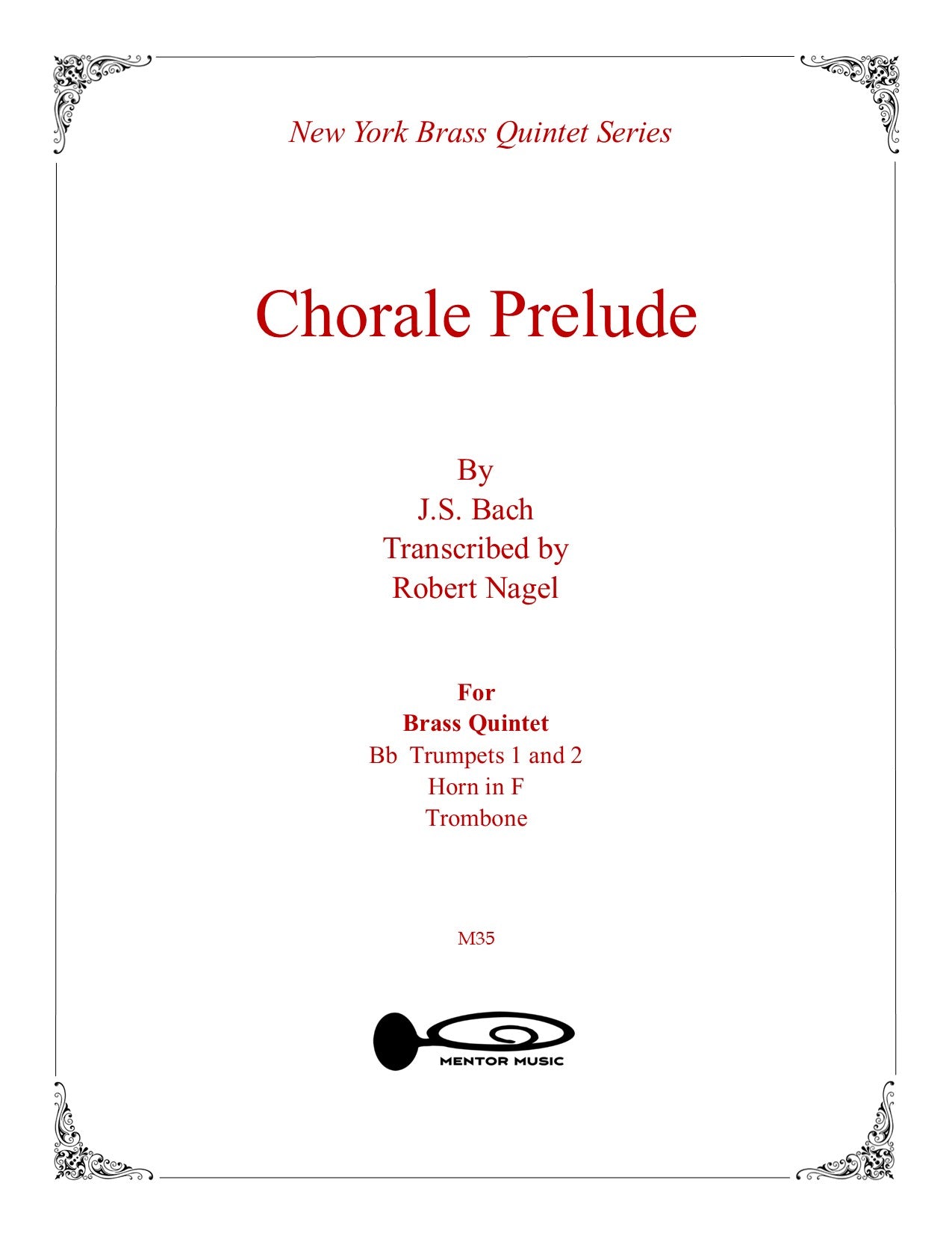 Chorale Prelude for Brass Quintet