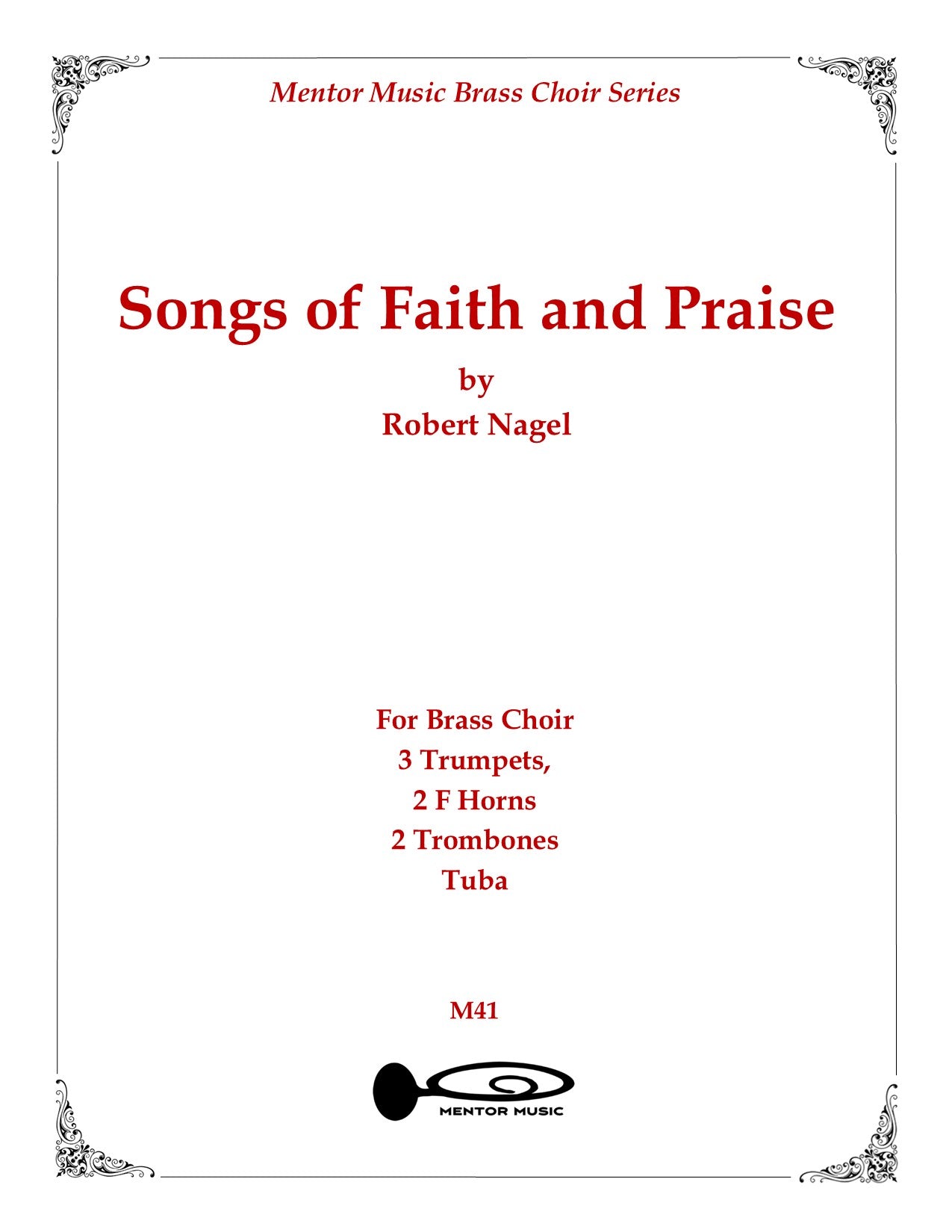 Songs of Faith and Praise for Brass Choir