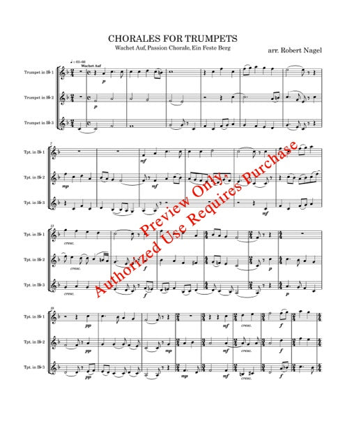 The Sound of Trumpets - Trumpet Trio