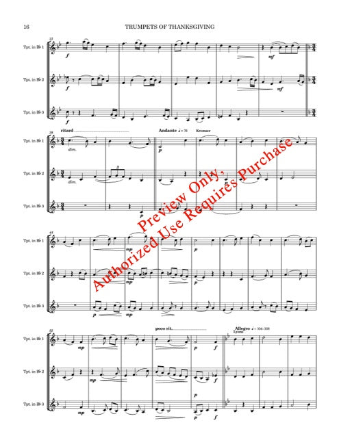 The Sound of Trumpets - Trumpet Trio