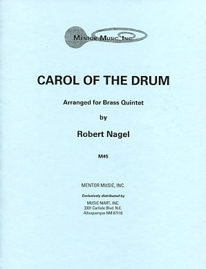 Carol of the Drum for Brass Quintet