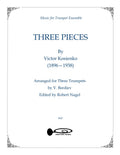 Three Pieces for Trumpet Trio (Victor Kosienko)