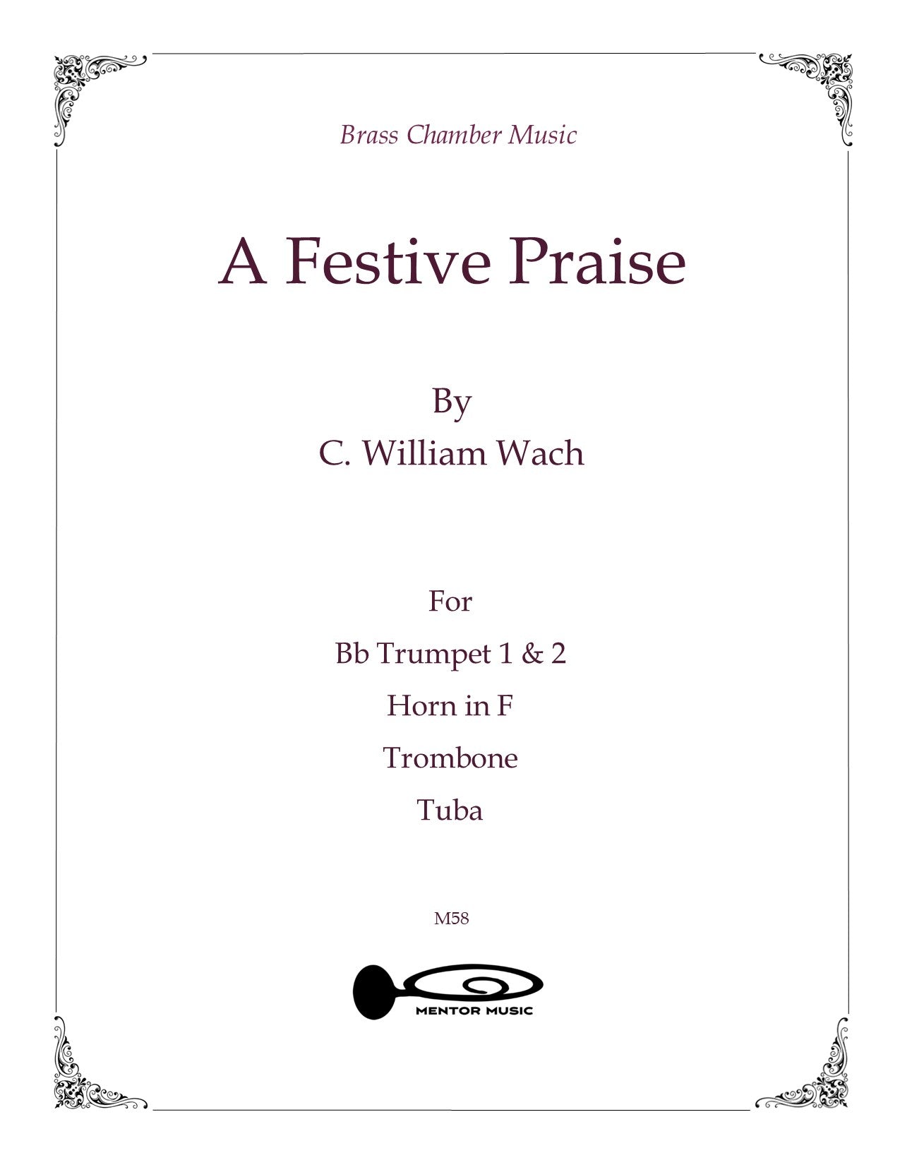 A Festive Praise (Brass Quintet)