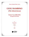 Gesu Bambino for Brass Quintet
