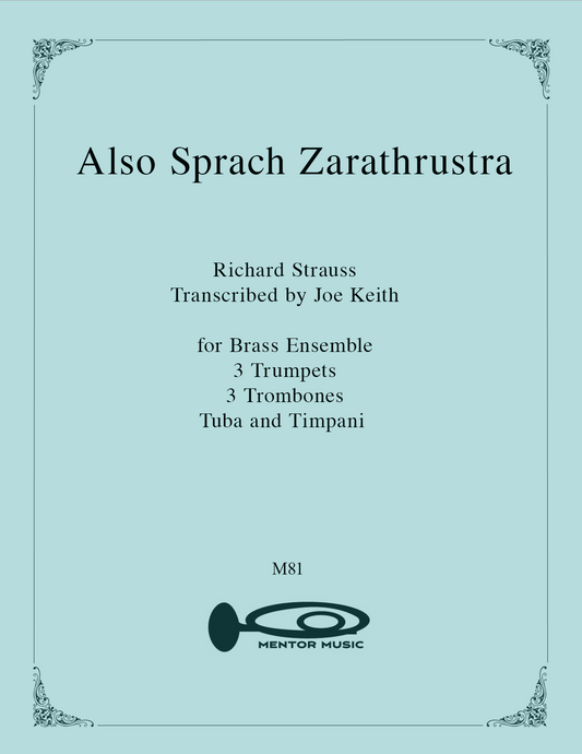 Also Sprach Zarathrustra for Brass Ensemble