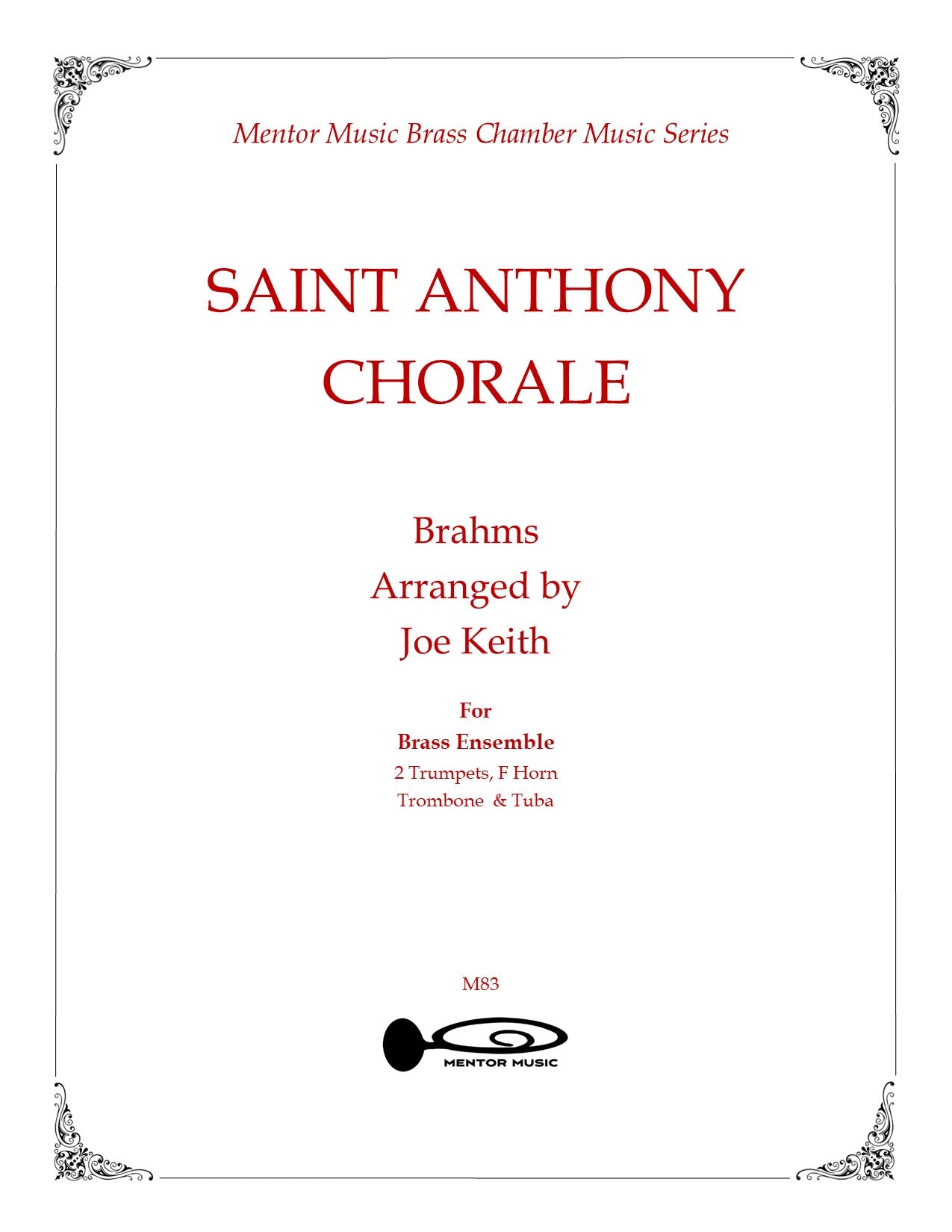 Saint Anthony Chorale for Brass Quintet