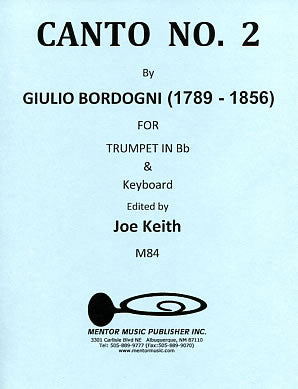 Canto No. 2 for Trumpet and Piano