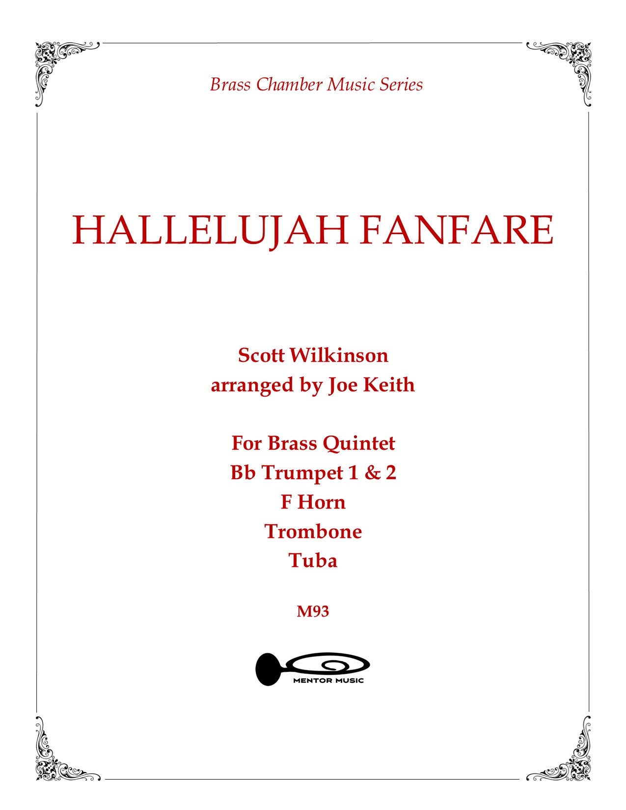 Hallelujah Fanfare for Brass Quintet