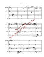Sheet music with musical notation on a white background