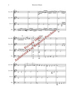 Sheet music with musical notation on a white background