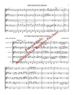 Renaissance Brass for Brass Quintet