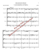 Renaissance Brass for Brass Quintet