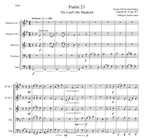 Psalm 23 "The Lord's My Shepherd" for Brass Quintet