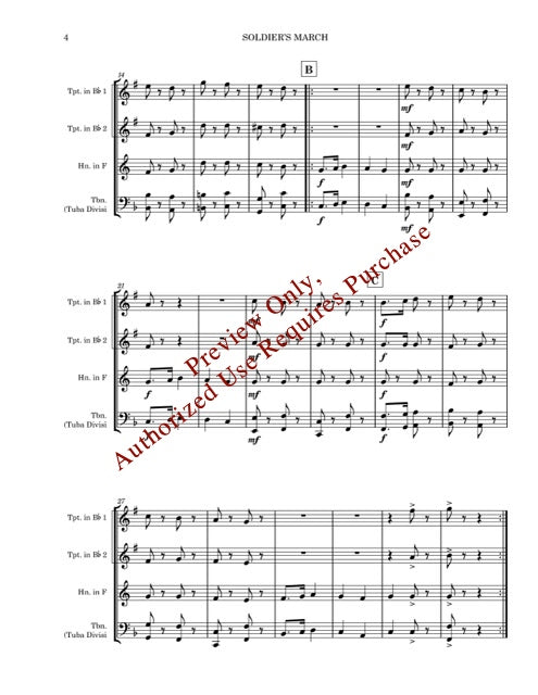 Song, Chorale and March for Brass Quintet