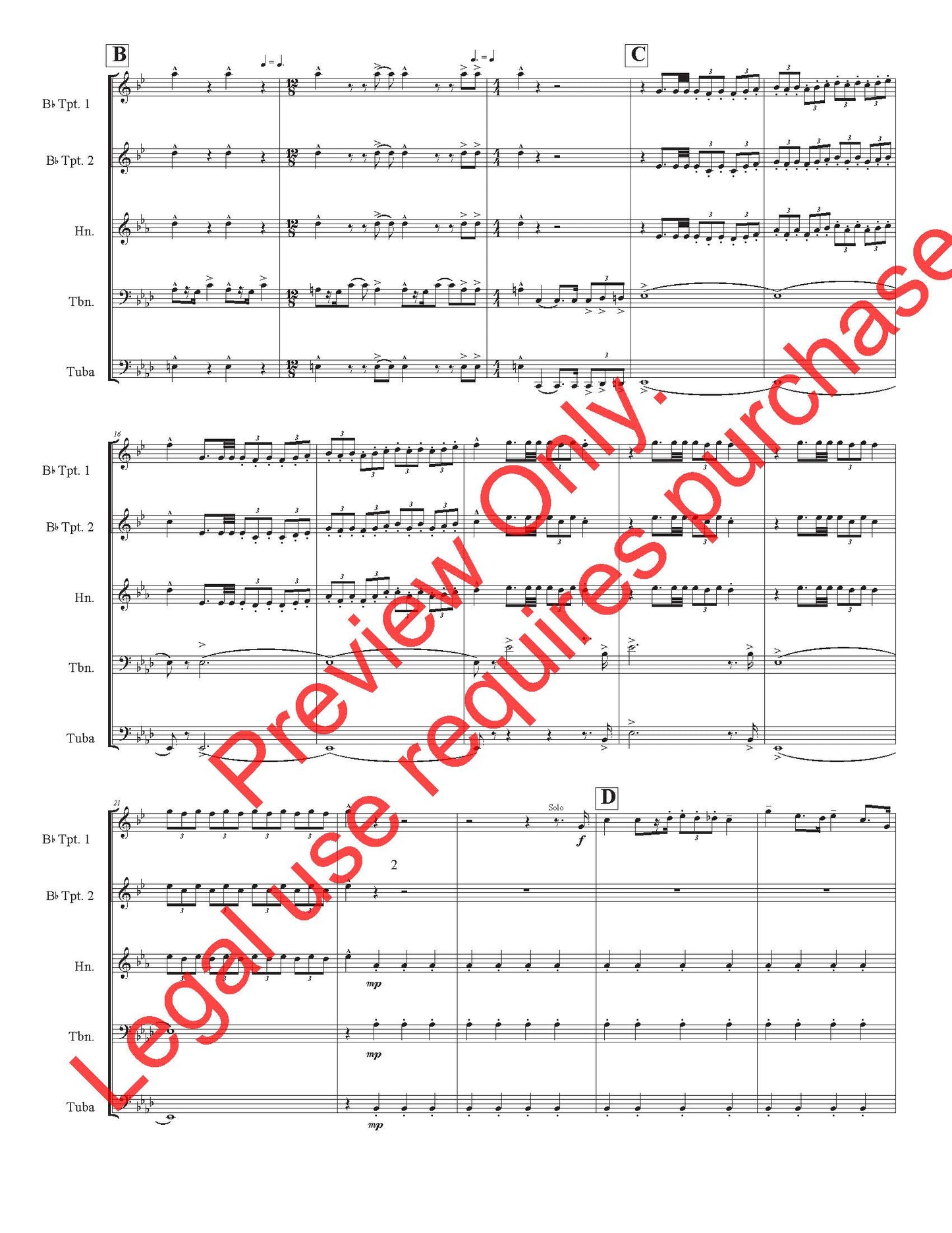 Suite for Brass Quintet (Leonard Lebow)