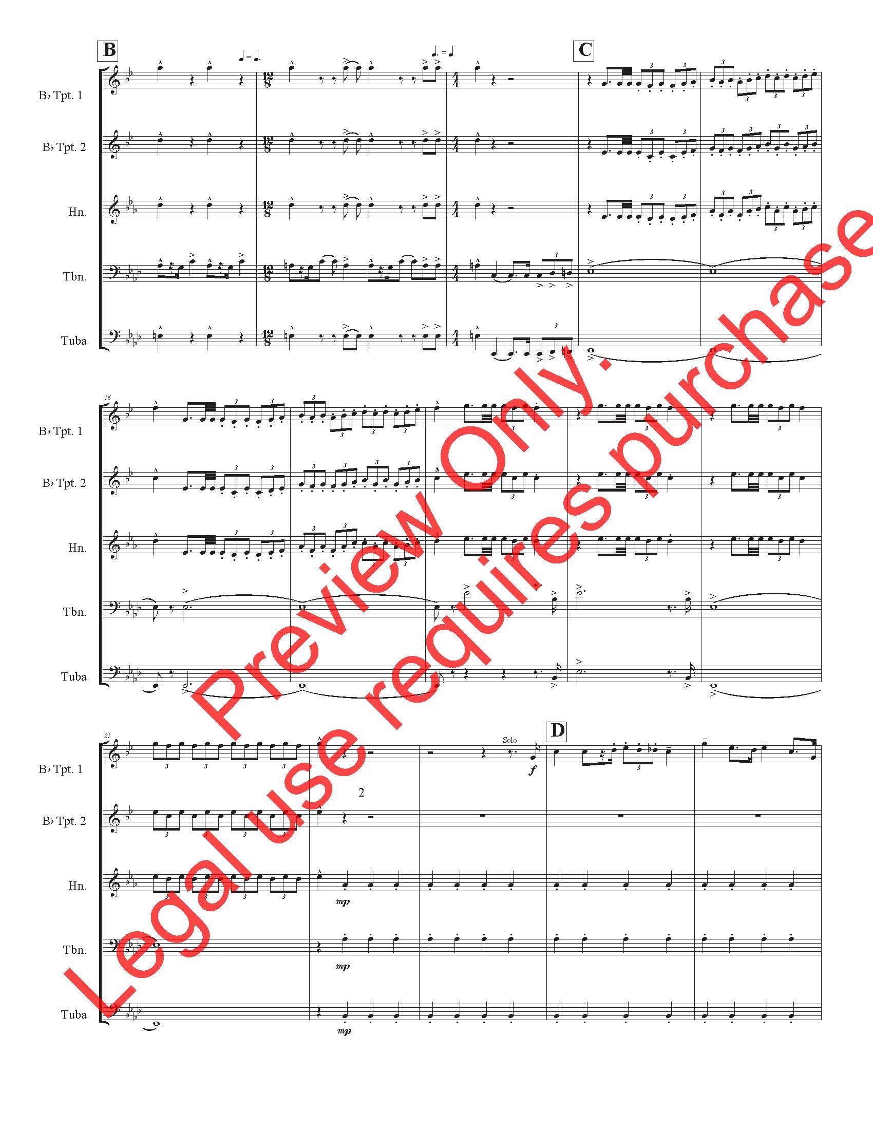Suite for Brass Quintet (Leonard Lebow)