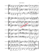 Sheet music for a march with instrumental parts labeled.