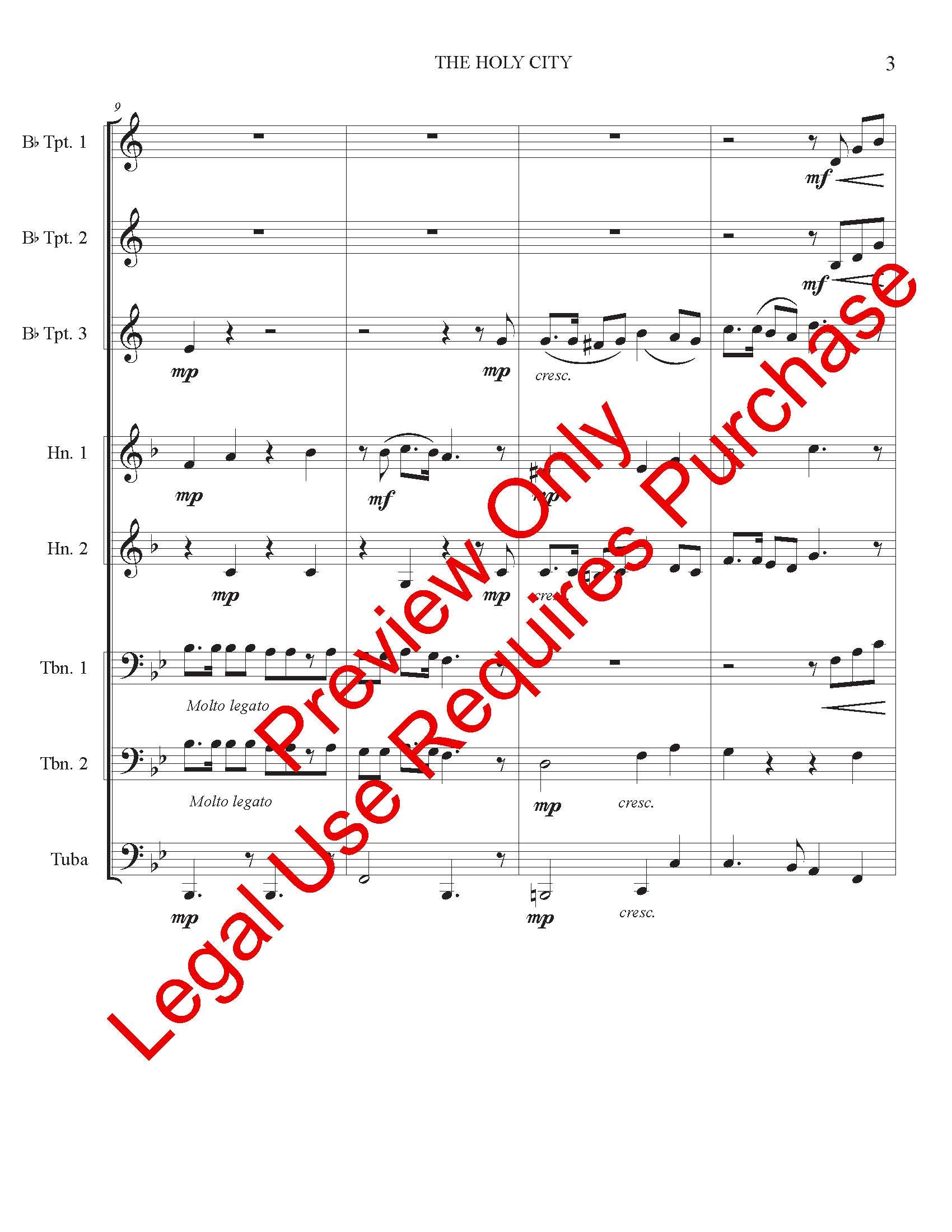 The Holy City - Brass Ensemble