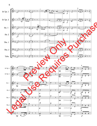 Three Pieces (Ludwig Maurer) - Brass Quintet
