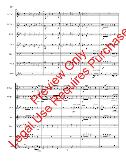 Three Pieces (Ludwig Maurer) - Brass Quintet